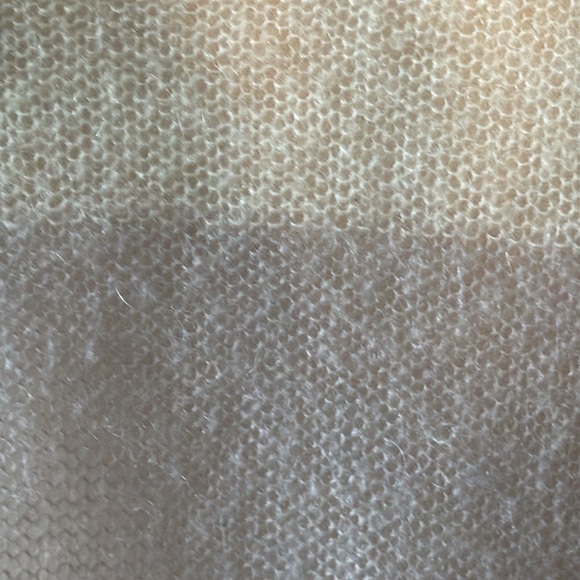 Free People pastel stripe long sleeve sweater medium boho violet cream Softgirl - Picture 4 of 11